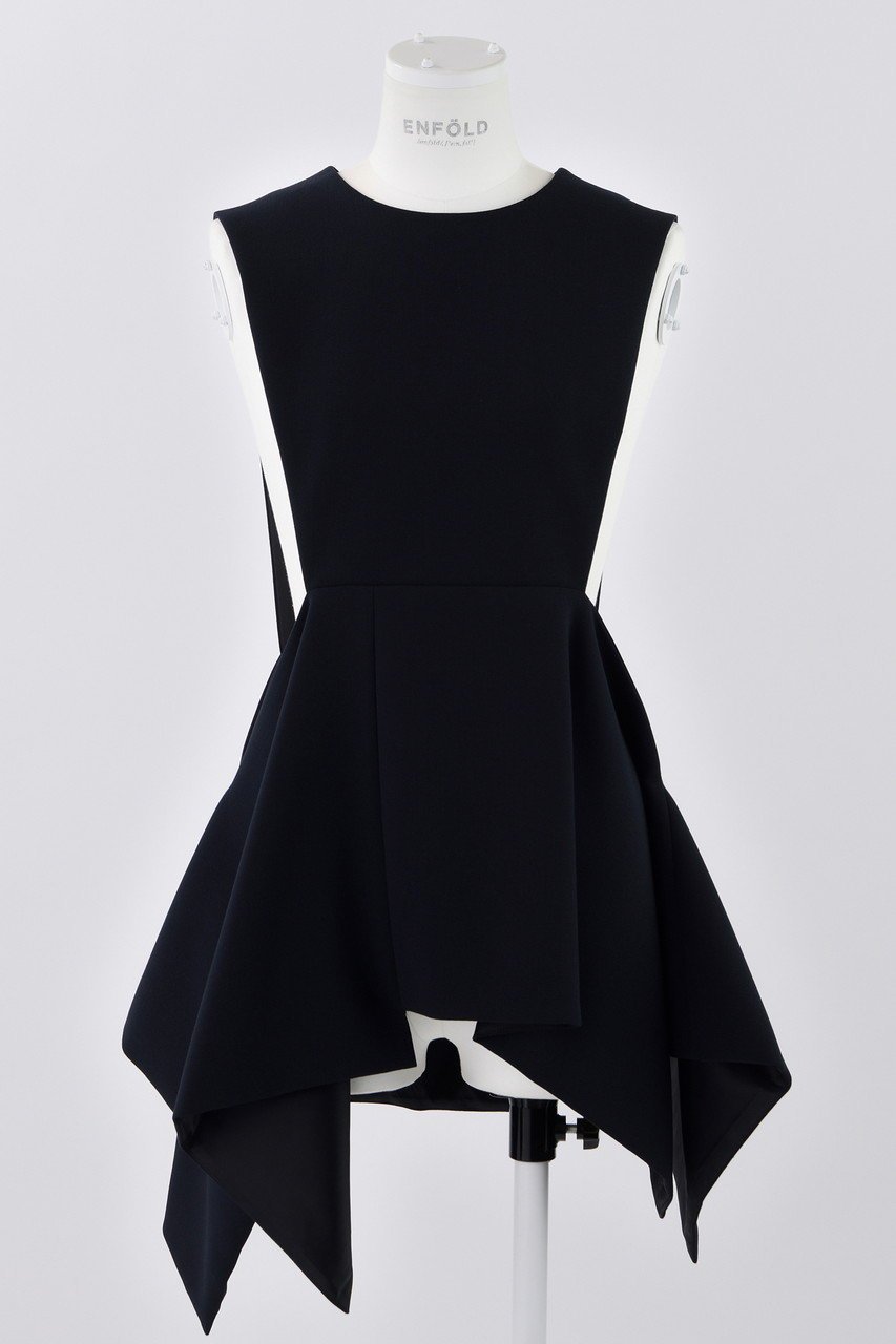 【エンフォルド/ENFOLD】のダブルクロス ドレープベスト インテリア・キッズ・メンズ・レディースファッション・服の通販 founy(ファニー) ファッション Fashion レディースファッション Fashion for Women アウター Coat / Outerwear Collection レディースジャケット・軽アウター Jackets シンプル Simple, Minimal ジャケット Jacket, Outerwear スクエア Square, Square Shape ダブル Double, Double-Breasted ドレープ Drape, Draping Fabric ベスト Vest, Waistcoat ダークネイビー|ID: prp329100004365350 ipo3291000000035825802