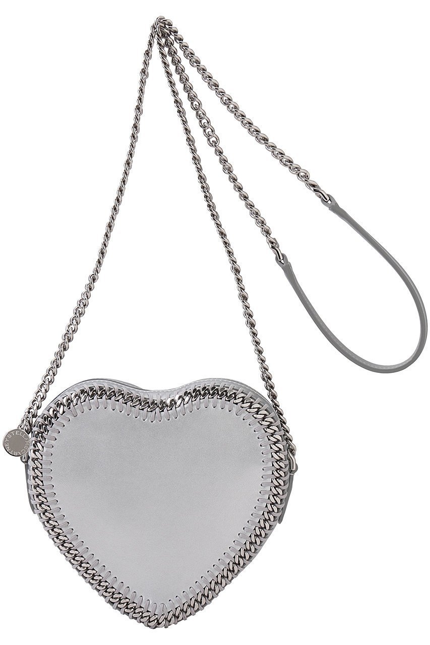 【ステラ マッカートニー/STELLA McCARTNEY】のFalabella ハートクロスボディバッグ インテリア・キッズ・メンズ・レディースファッション・服の通販 founy(ファニー) 　ファッション　Fashion　レディースファッション　Ladies' Fashion Online　バッグ　Bag　ショルダー　Shoulder　シルバー　Silver　パーティ　Party　フォルム　Form　ポシェット　Pochette　ロング　Long　夏　Summer　春　Spring　S/S・春夏　Ss・Spring/Summer　シルバー|ID: prp329100004365353 ipo3291000000032182068