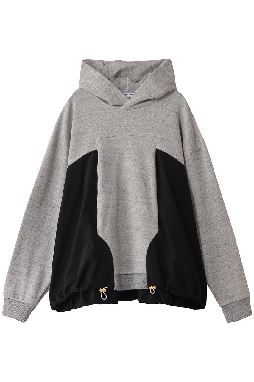 【ナゴンスタンス/nagonstans】のFrench Terry Drawstring PK/パーカ インテリア・キッズ・メンズ・レディースファッション・服の通販 founy(ファニー) 　ファッション　Fashion　レディースファッション　Fashion for Women　トップス・カットソー　Cut & Sew Tops　シャツ・ブラウス・オフィスカジュアル　Elegant Blouses & Button-Ups　レディースパーカー・カジュアルフーディー　Casual Hoodies & Sweatshirts　ロングTシャツ・Tシャツ　Longline T-Shirts & Tees　スウェット・クルーネックトップス　Sweatshirts & Crewnecks / Relaxed Fit Sweat Tops　カットソー・ベーシックTシャツ　Cut-and-Sewn Tops / Stretch Tees & Basics　スウェット / スエット　Sweatshirt, Sweatwear　ドッキング　Docking, Mixed Material　バランス　Balance, Style Balance　フレア　Flare, Flared　Wolf|ID: prp329100004365356 ipo3291000000032875587