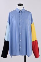 【ナゴンスタンス/nagonstans】のブロードピンストライプ カットスリーブSH/シャツ 人気、トレンドファッション・服の通販 founy(ファニー) ファッション Fashion レディースファッション Fashion for Women トップス・カットソー Cut & Sew Tops シャツ・ブラウス・オフィスカジュアル Elegant Blouses & Button-Ups カットソー Cut and Sewn Top スリーブ Sleeve, Long Sleeve / Short Sleeve ドッキング Docking, Mixed Material ボックス Boxy, Box Shape ミックス Mix, Mixed Style メンズ Men's, Menswear ロング Long, Long-Length thumbnail Water|ID: prp329100004365359 ipo3291000000032865876
