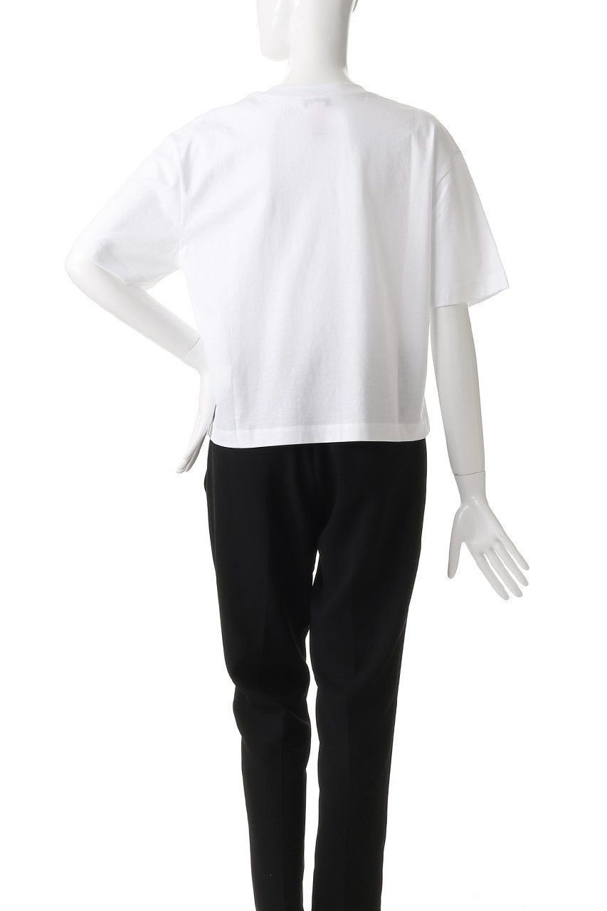 【パトゥ/PATOU】のPATOU カラークロップドTシャツ 人気、トレンドファッション・服の通販 founy(ファニー) 　ファッション　Fashion　レディースファッション　Fashion for Women　トップス・カットソー　Cut & Sew Tops　シャツ・ブラウス・オフィスカジュアル　Elegant Blouses & Button-Ups　ロングTシャツ・Tシャツ　Longline T-Shirts & Tees　カットソー・ベーシックTシャツ　Cut-and-Sewn Tops / Stretch Tees & Basics　コンパクト　Compact, Small Size　ショート　Short, Short Length　スリーブ　Sleeve, Long Sleeve / Short Sleeve　トレンド　Trend, Trending Now　フロント　Front, Front Design　ボトム　Bottoms, Lower Wear　ワイド　Wide, Wide Fit　無地　Plain, Solid Color　other-4|ID: prp329100004365366 ipo3291000000032878900