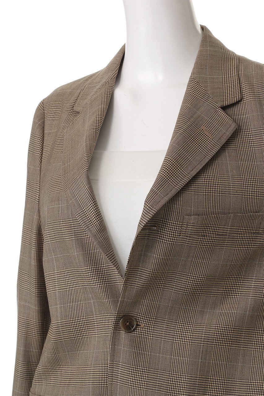 【クチュールドアダム/COUTURE D'ADAM】のPOW サックジャケット 人気、トレンドファッション・服の通販 founy(ファニー) 　ファッション　Fashion　レディースファッション　Fashion for Women　アウター　Coat / Outerwear Collection　レディースジャケット・軽アウター　Jackets　アイビー　Ivy Pattern　アメリカン　American Style　カーディガン　Cardigan, Knitwear　ジャケット　Jacket, Outerwear　チェック　Check, Plaid, Tartan　リラックス　Relax, Relaxed Fit　other-5|ID: prp329100004365368 ipo3291000000035961012