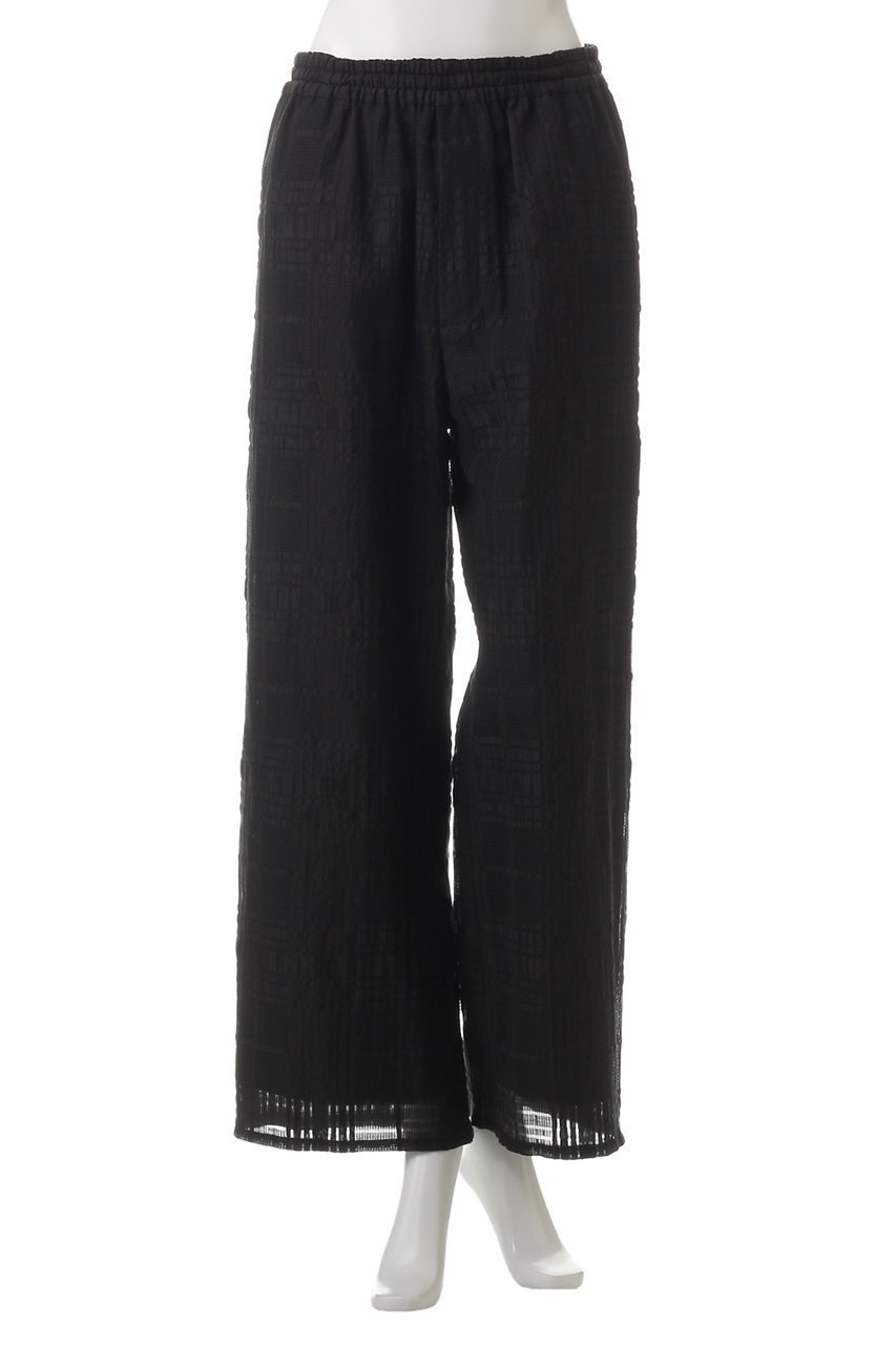 【ティッカ/TICCA】のレースチェックジャガードパンツ 人気、トレンドファッション・服の通販 founy(ファニー) 　ファッション　Fashion　レディースファッション　Fashion for Women　パンツ　Pants & Trousers　シアー　Sheer, See-Through　other-2|ID: prp329100004365373 ipo3291000000032926397