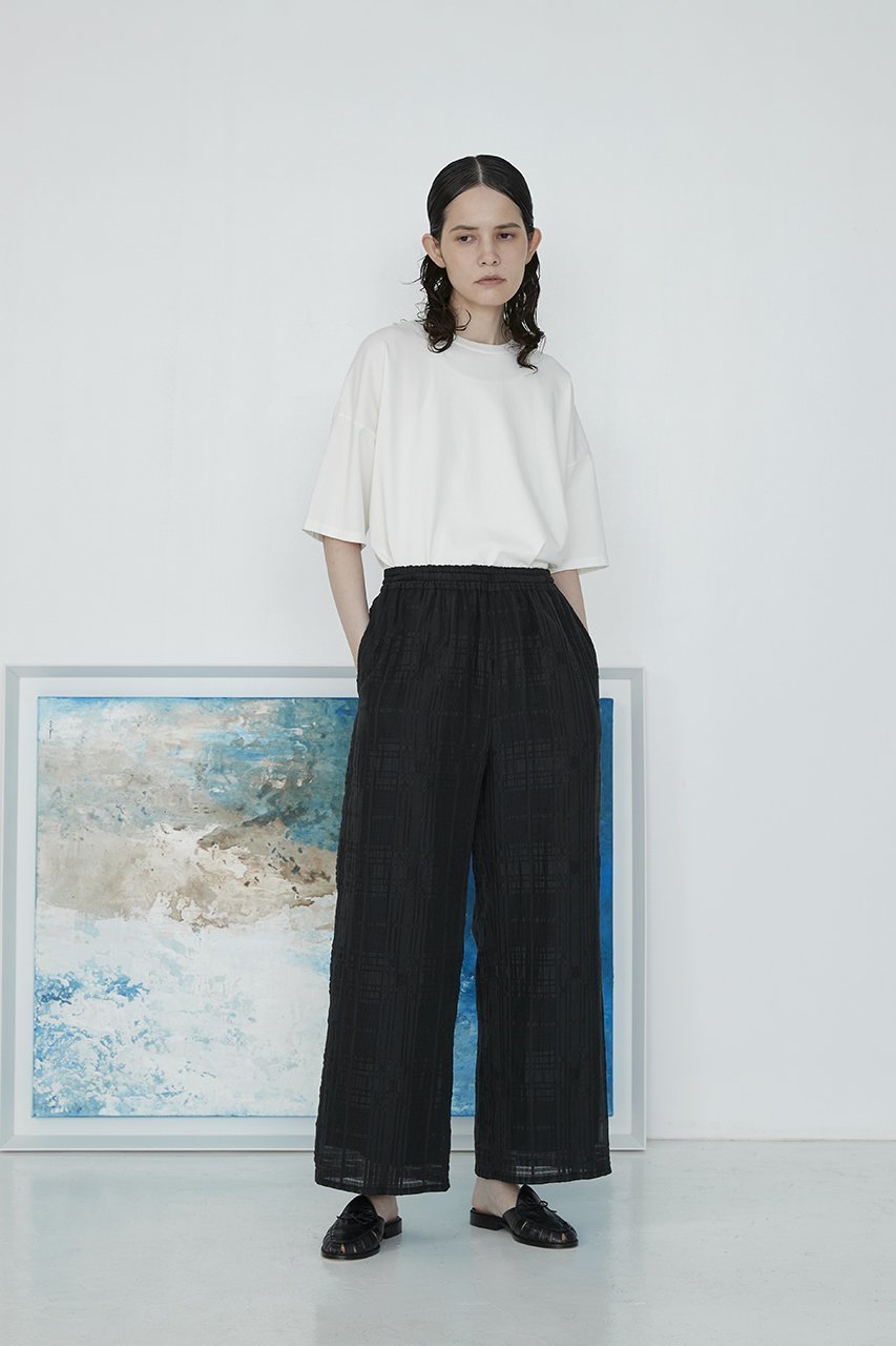 【ティッカ/TICCA】のレースチェックジャガードパンツ 人気、トレンドファッション・服の通販 founy(ファニー) 　ファッション　Fashion　レディースファッション　Fashion for Women　パンツ　Pants & Trousers　シアー　Sheer, See-Through　other-6|ID: prp329100004365373 ipo3291000000032926428