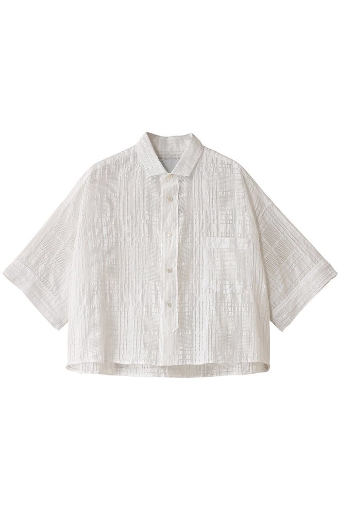 【ティッカ/TICCA】のレースチェックジャガード半袖シャツ インテリア・キッズ・メンズ・レディースファッション・服の通販 founy(ファニー) https://founy.com/ ファッション Fashion レディースファッション WOMEN トップス・カットソー Tops/Tshirt シャツ/ブラウス Shirts/Blouses コンパクト Compact シアー Sheer ショート Short スリーブ Sleeve ボトム Bottom リラックス Relax 半袖 Short Sleeve |ID: prp329100004365374 ipo3291000000030531411