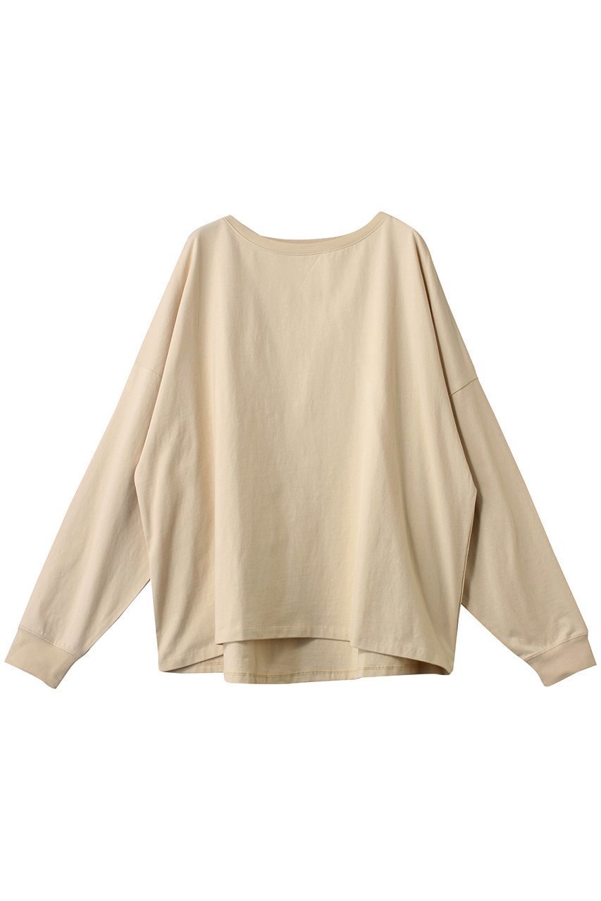 【ガリャルダガランテ/GALLARDAGALANTE】のオーバーロンT インテリア・キッズ・メンズ・レディースファッション・服の通販 founy(ファニー) 　ファッション　Fashion　レディースファッション　Fashion for Women　トップス・カットソー　Cut & Sew Tops　シャツ・ブラウス・オフィスカジュアル　Elegant Blouses & Button-Ups　ロングTシャツ・Tシャツ　Longline T-Shirts & Tees　カットソー・ベーシックTシャツ　Cut-and-Sewn Tops / Stretch Tees & Basics　おすすめ　Recommended / Our Picks　スリーブ　Sleeve, Long Sleeve / Short Sleeve　ベーシック　Basic, Essential　ラウンド　Round, Round Neck　ロング　Long, Long-Length　ベージュ|ID: prp329100004365391 ipo3291000000035421417