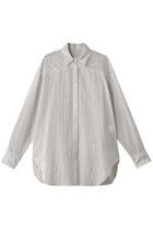 【デザイン ワークス/DESIGN WORKS】のレースストライプシャツ ホワイト|ID: prp329100004365394 ipo3291000000032868618