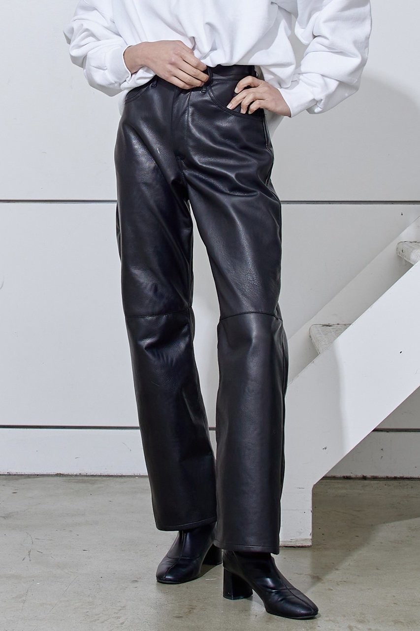 【シシ/sisii】の【UNISEX】ブーツカット レザーパンツ 人気、トレンドファッション・服の通販 founy(ファニー) 　ファッション　Fashion　レディースファッション　Fashion for Women　パンツ　Pants & Trousers　ユニセックス　Unisex, Genderless　other-6|ID: prp329100004365396 ipo3291000000032927896