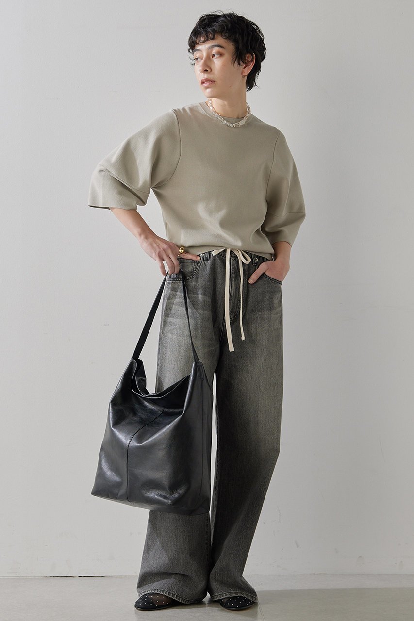 【ウィムガゼット/Whim Gazette】のシルエットスリーブプルオーバー 人気、トレンドファッション・服の通販 founy(ファニー) 　ファッション　Fashion　レディースファッション　Fashion for Women　トップス・カットソー　Cut & Sew Tops　ニット　Knit Tops & Sweaters　カジュアルプルオーバー・ニットトップス　Pullovers & Knit Tops / Casual Pullovers　シンプル　Simple, Minimal　スリーブ　Sleeve, Long Sleeve / Short Sleeve　フォルム　Silhouette, Form　ボトム　Bottoms, Lower Wear　エレガント 上品　Elegant　other-5|ID: prp329100004365397 ipo3291000000032934673