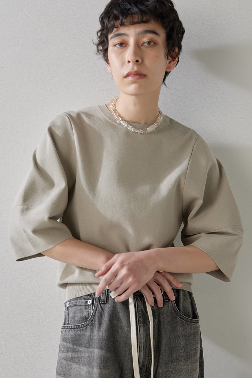【ウィムガゼット/Whim Gazette】のシルエットスリーブプルオーバー 人気、トレンドファッション・服の通販 founy(ファニー) 　ファッション　Fashion　レディースファッション　Fashion for Women　トップス・カットソー　Cut & Sew Tops　ニット　Knit Tops & Sweaters　カジュアルプルオーバー・ニットトップス　Pullovers & Knit Tops / Casual Pullovers　シンプル　Simple, Minimal　スリーブ　Sleeve, Long Sleeve / Short Sleeve　フォルム　Silhouette, Form　ボトム　Bottoms, Lower Wear　エレガント 上品　Elegant　other-6|ID: prp329100004365397 ipo3291000000032934681