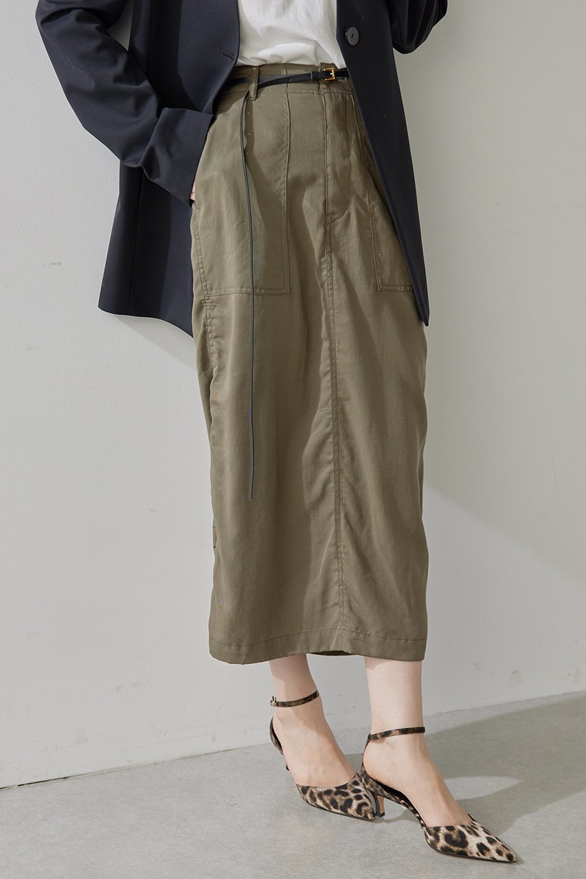 【ウィムガゼット/Whim Gazette】のミリタリースカート 人気、トレンドファッション・服の通販 founy(ファニー) 　ファッション　Fashion　レディースファッション　Fashion for Women　スカート　Skirts　ロングスカート　Long Skirts / Maxi & Midi Skirts　なめらか　Smooth, Silky Texture　スリット　Slit, Slit Detail　ドレープ　Drape, Draping Fabric　フェミニン　Feminine, Girly　ミリタリー　Military, Army Style　ロング　Long, Long-Length　ヴィンテージ　Vintage Style　other-5|ID: prp329100004365399 ipo3291000000032824751