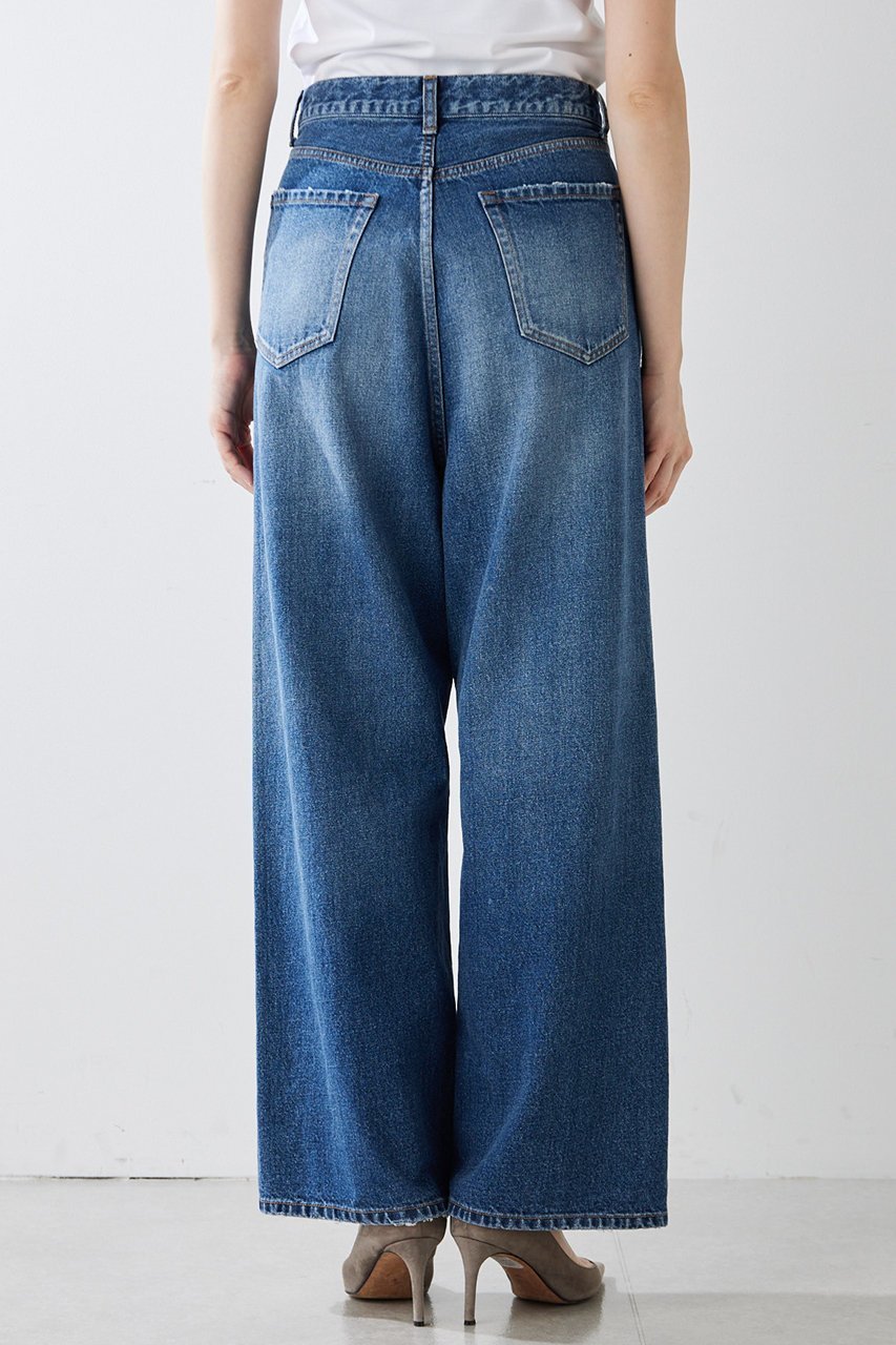 【ウィムガゼット/Whim Gazette】のキリカエデニムパンツ 人気、トレンドファッション・服の通販 founy(ファニー) 　ファッション　Fashion　レディースファッション　Fashion for Women　パンツ　Pants & Trousers　デニムパンツ・ジーンズ・美脚デニム　Denim Jeans & Pants　デニム　Denim, Jeans Material　フロント　Front, Front Design　ワイド　Wide, Wide Fit　other-7|ID: prp329100004365401 ipo3291000000032909018