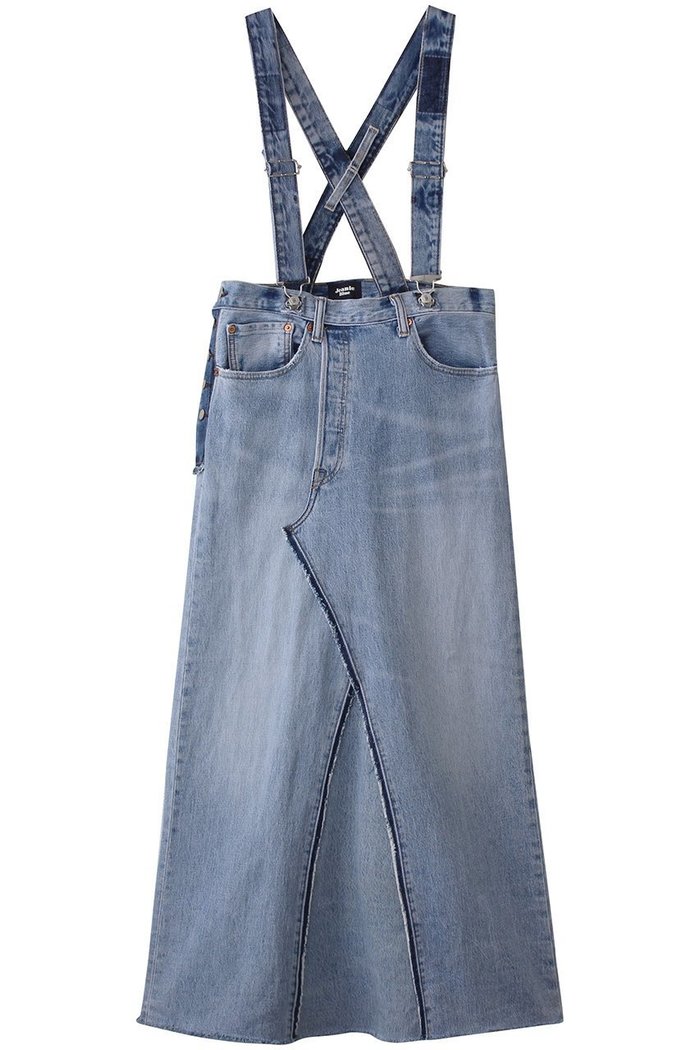 【ウィムガゼット/Whim Gazette】の【Jeanie Blue】SUSPENDER SKIRT インテリア・キッズ・メンズ・レディースファッション・服の通販 founy(ファニー) https://founy.com/ ファッション Fashion レディースファッション Fashion for Women スカート Skirts ロングスカート Long Skirts / Maxi & Midi Skirts おすすめ Recommended / Our Picks サスペンダー Suspenders, Braces スリット Slit, Slit Detail デニム Denim, Jeans Material ビンテージ Vintage, Retro Style ロング Long, Long-Length |ID: prp329100004365402 ipo3291000000032825594