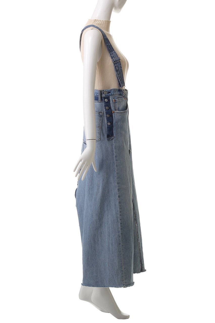 【ウィムガゼット/Whim Gazette】の【Jeanie Blue】SUSPENDER SKIRT 人気、トレンドファッション・服の通販 founy(ファニー) 　ファッション　Fashion　レディースファッション　Fashion for Women　スカート　Skirts　ロングスカート　Long Skirts / Maxi & Midi Skirts　おすすめ　Recommended / Our Picks　サスペンダー　Suspenders, Braces　スリット　Slit, Slit Detail　デニム　Denim, Jeans Material　ビンテージ　Vintage, Retro Style　ロング　Long, Long-Length　other-3|ID: prp329100004365402 ipo3291000000032825597