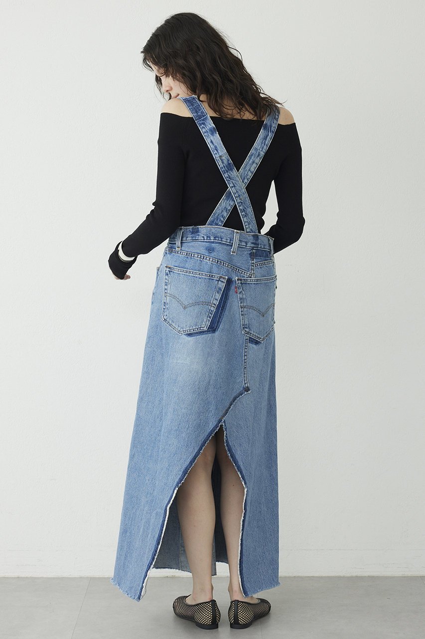 【ウィムガゼット/Whim Gazette】の【Jeanie Blue】SUSPENDER SKIRT 人気、トレンドファッション・服の通販 founy(ファニー) 　ファッション　Fashion　レディースファッション　Fashion for Women　スカート　Skirts　ロングスカート　Long Skirts / Maxi & Midi Skirts　おすすめ　Recommended / Our Picks　サスペンダー　Suspenders, Braces　スリット　Slit, Slit Detail　デニム　Denim, Jeans Material　ビンテージ　Vintage, Retro Style　ロング　Long, Long-Length　other-7|ID: prp329100004365402 ipo3291000000032825601