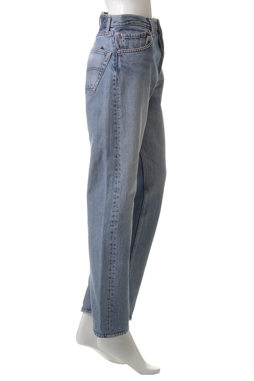 【ウィムガゼット/Whim Gazette】の【Jeanie Blue】STUD DENIM 人気、トレンドファッション・服の通販 founy(ファニー) 　ファッション　Fashion　レディースファッション　Fashion for Women　パンツ　Pants & Trousers　デニムパンツ・ジーンズ・美脚デニム　Denim Jeans & Pants　スタッズ　Studs, Metal Accents　デニム　Denim, Jeans Material　ビンテージ　Vintage, Retro Style　ポケット　Pocket, Pocket Detail　other-3|ID: prp329100004365404 ipo3291000000032921504