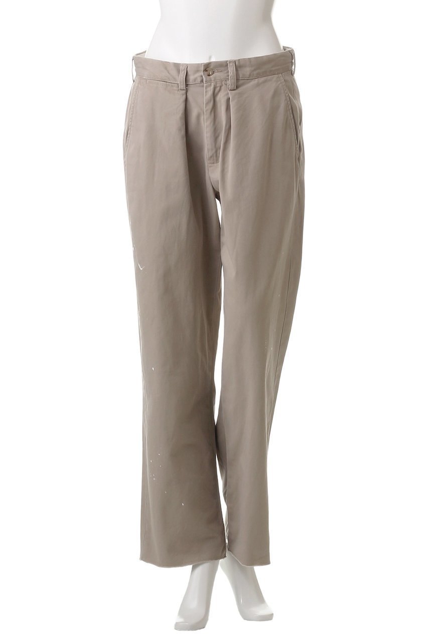 【ウィムガゼット/Whim Gazette】の【Jeanie Blue】PAINTED PLEAT CHINO 人気、トレンドファッション・服の通販 founy(ファニー) 　ファッション　Fashion　レディースファッション　Fashion for Women　パンツ　Pants & Trousers　デニム　Denim, Jeans Material　ビンテージ　Vintage, Retro Style　フロント　Front, Front Design　other-2|ID: prp329100004365405 ipo3291000000032925931