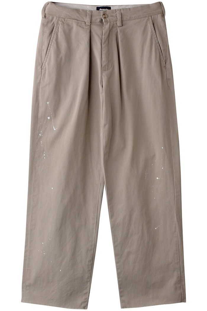 【ウィムガゼット/Whim Gazette】の【Jeanie Blue】PAINTED PLEAT CHINO インテリア・キッズ・メンズ・レディースファッション・服の通販 founy(ファニー) https://founy.com/ ファッション Fashion レディースファッション Fashion for Women パンツ Pants & Trousers デニム Denim, Jeans Material ビンテージ Vintage, Retro Style フロント Front, Front Design |ID: prp329100004365405 ipo3291000000035769544