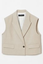 【アルアバイル/allureville】のストレッチトロショートジレ ベージュ|ID: prp329100004365408 ipo3291000000032705557