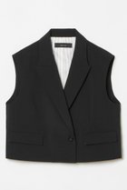 【アルアバイル/allureville】のストレッチトロショートジレ ブラック|ID: prp329100004365408 ipo3291000000032705559