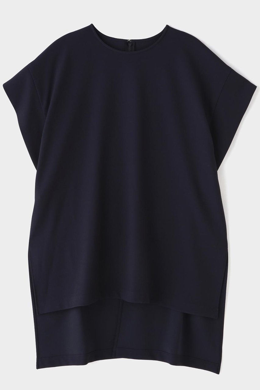 【ル フィル/LE PHIL】の2WAYツイルブラウス インテリア・キッズ・メンズ・レディースファッション・服の通販 founy(ファニー) 　ファッション　Fashion　レディースファッション　Fashion for Women　トップス・カットソー　Cut & Sew Tops　シャツ・ブラウス・オフィスカジュアル　Elegant Blouses & Button-Ups　おすすめ　Recommended / Our Picks　ショート　Short, Short Length　ストレッチ　Stretch, Stretchy Fabric　スリット　Slit, Slit Detail　スリーブ　Sleeve, Long Sleeve / Short Sleeve　セットアップ　Set-Up, Coordinated Outfit　フォルム　Silhouette, Form　リラックス　Relax, Relaxed Fit　ネイビー|ID: prp329100004365411 ipo3291000000036389726