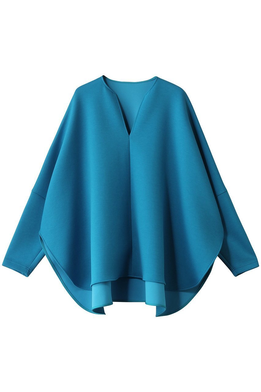 【ル フィル/LE PHIL】のエアクッションカットソー インテリア・キッズ・メンズ・レディースファッション・服の通販 founy(ファニー) ファッション Fashion レディースファッション Fashion for Women トップス・カットソー Cut & Sew Tops シャツ・ブラウス・オフィスカジュアル Elegant Blouses & Button-Ups ロングTシャツ・Tシャツ Longline T-Shirts & Tees カットソー・ベーシックTシャツ Cut-and-Sewn Tops / Stretch Tees & Basics クッション Cushion, Throw Pillow シンプル Simple, Minimal スリット Slit, Slit Detail スリーブ Sleeve, Long Sleeve / Short Sleeve ロング Long, Long-Length ブルー|ID: prp329100004365412 ipo3291000000035508917