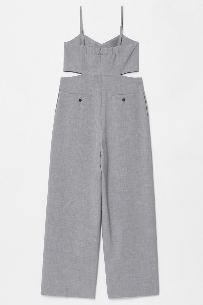 【アルアバイル/allureville】のストレッチトロサロペットパンツ 人気、トレンドファッション・服の通販 founy(ファニー) 　ファッション　Fashion　レディースファッション　WOMEN　おすすめ　Recommend　コンパクト　Compact　ジャケット　Jacket　ジャージ　Jersey　スラックス　Slacks　セットアップ　Set Up　タンク　Tank　ダブル　Double　マニッシュ　Mannish　other-2|ID: prp329100004365416 ipo3291000000031961270