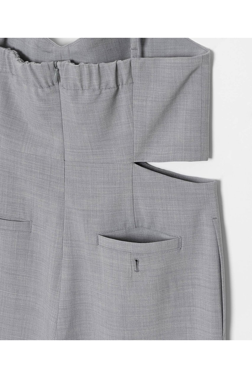 【アルアバイル/allureville】のストレッチトロサロペットパンツ 人気、トレンドファッション・服の通販 founy(ファニー) 　ファッション　Fashion　レディースファッション　WOMEN　おすすめ　Recommend　コンパクト　Compact　ジャケット　Jacket　ジャージ　Jersey　スラックス　Slacks　セットアップ　Set Up　タンク　Tank　ダブル　Double　マニッシュ　Mannish　other-4|ID: prp329100004365416 ipo3291000000031961272