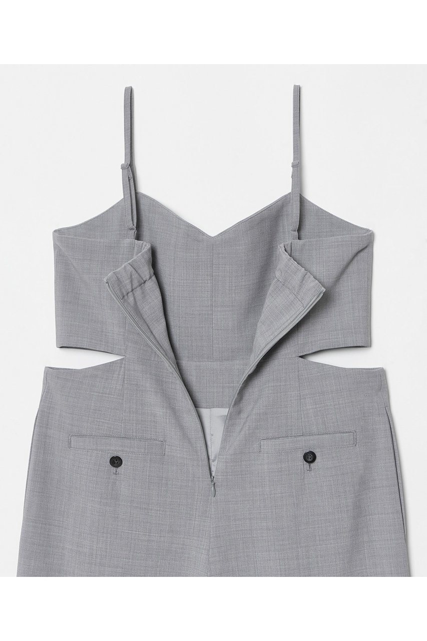 【アルアバイル/allureville】のストレッチトロサロペットパンツ 人気、トレンドファッション・服の通販 founy(ファニー) 　ファッション　Fashion　レディースファッション　WOMEN　おすすめ　Recommend　コンパクト　Compact　ジャケット　Jacket　ジャージ　Jersey　スラックス　Slacks　セットアップ　Set Up　タンク　Tank　ダブル　Double　マニッシュ　Mannish　other-5|ID: prp329100004365416 ipo3291000000031961273