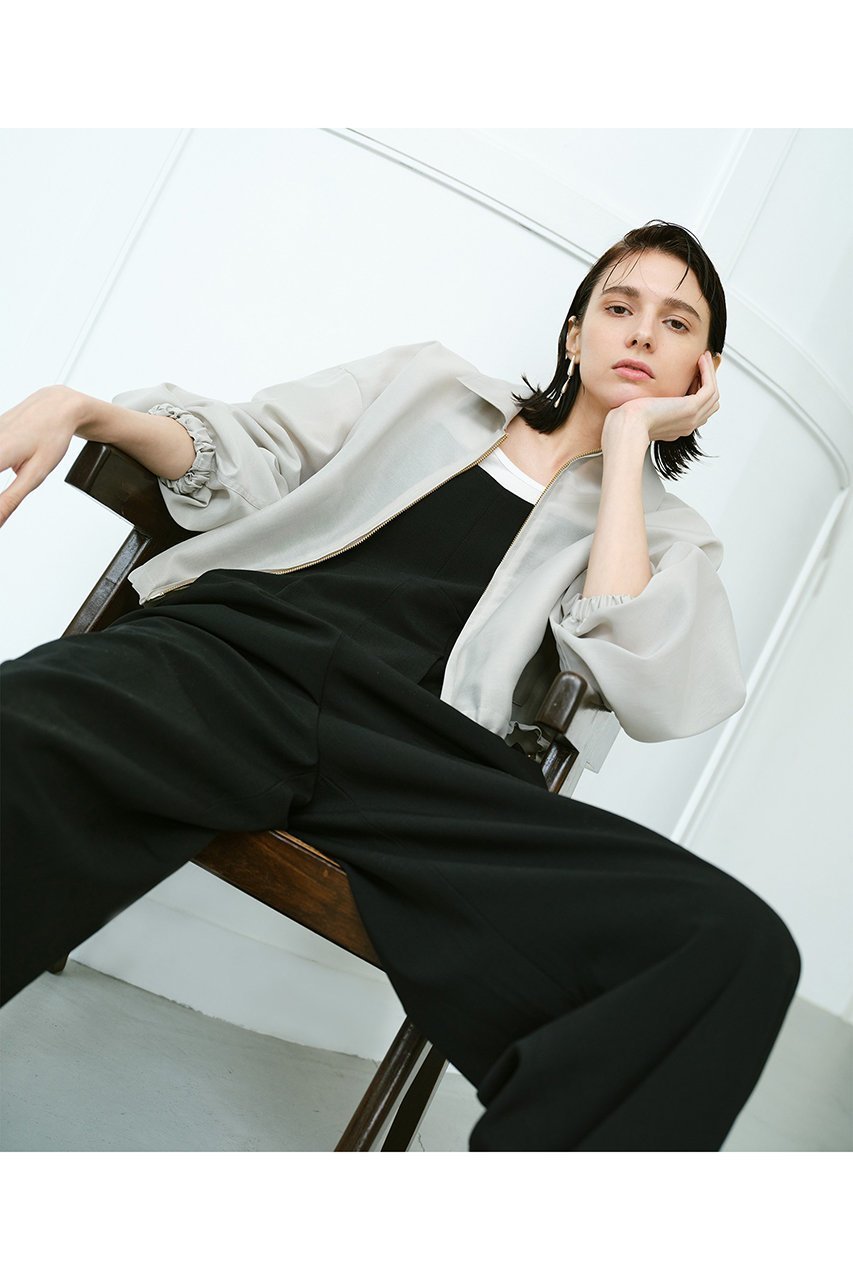 【アルアバイル/allureville】のストレッチトロサロペットパンツ 人気、トレンドファッション・服の通販 founy(ファニー) 　ファッション　Fashion　レディースファッション　Fashion for Women　おすすめ　Recommended / Our Picks　コンパクト　Compact, Small Size　ジャケット　Jacket, Outerwear　スラックス　Slacks, Dress Pants　セットアップ　Set-Up, Coordinated Outfit　タンク　Tank Top, Sleeveless Top　ダブル　Double, Double-Breasted　マニッシュ　Mannish, Boyish　再入荷　Restock / Back in Stock　other-4|ID: prp329100004365416 ipo3291000000032705533