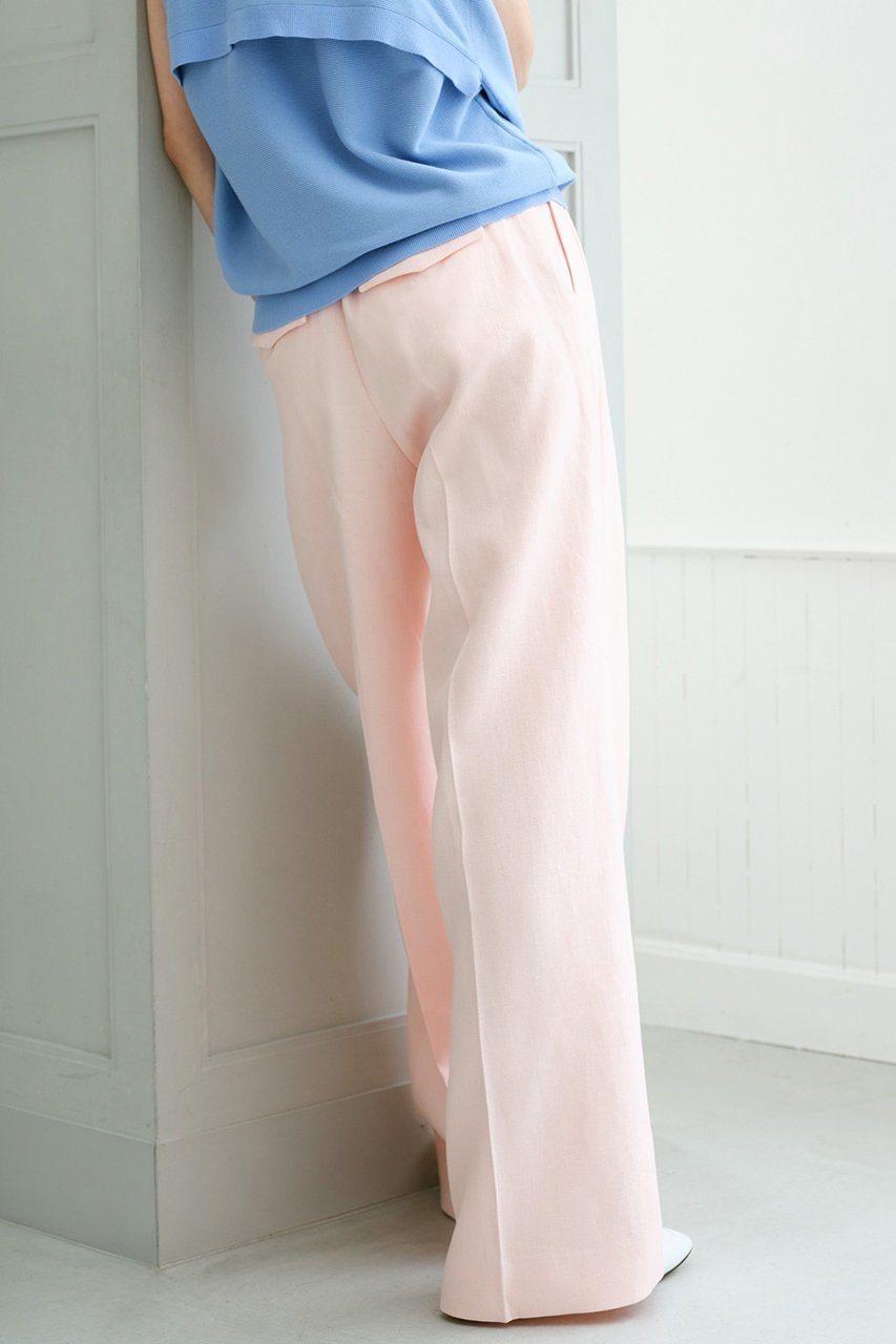 【アルアバイル/allureville】のリオペルリネンダブルタックパンツ 人気、トレンドファッション・服の通販 founy(ファニー) 　ファッション　Fashion　レディースファッション　Fashion for Women　パンツ　Pants & Trousers　おすすめ　Recommended / Our Picks　シンプル　Simple, Minimal　ジャケット　Jacket, Outerwear　セットアップ　Set-Up, Coordinated Outfit　ワイド　Wide, Wide Fit　エレガント 上品　Elegant　再入荷　Restock / Back in Stock　other-8|ID: prp329100004365417 ipo3291000000032705552