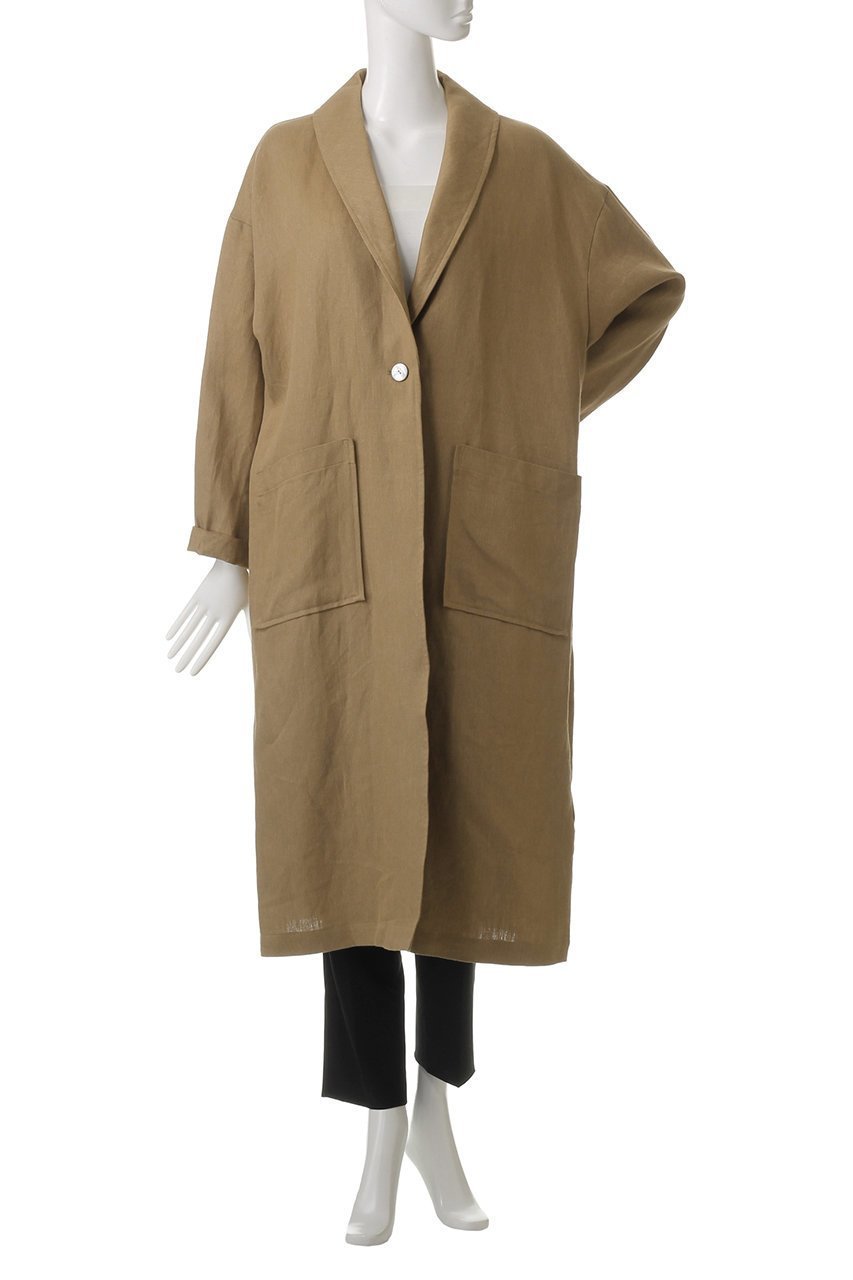 【スリー ドッツ/three dots】のラフリネン ドクターコート 人気、トレンドファッション・服の通販 founy(ファニー) ファッション Fashion レディースファッション Fashion for Women アウター Coat / Outerwear Collection コート・ロングコート・ピーコート Long Coats, Peacoats & More ショール Shawl, Wrap ポケット Pocket, Pocket Detail リネン Linen, Linen Fabric ロング Long, Long-Length 春 Spring other-2|ID: prp329100004365419 ipo3291000000035489750