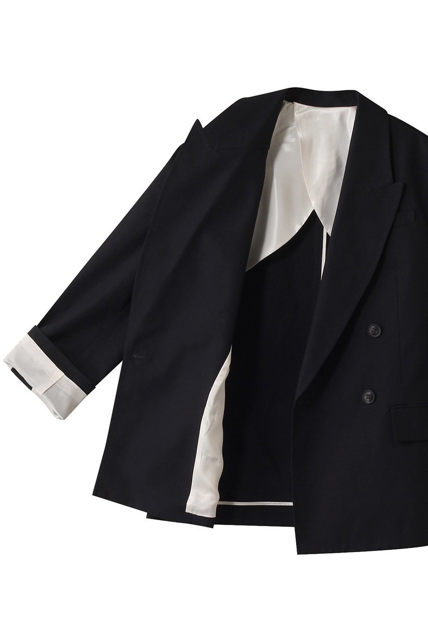 【デパリエ/DEPAREILLE】のコットンリネンツイルダブルジャケット 人気、トレンドファッション・服の通販 founy(ファニー) 　ファッション　Fashion　レディースファッション　Fashion for Women　アウター　Coat / Outerwear Collection　レディースジャケット・軽アウター　Jackets　ジャケット　Jacket, Outerwear　ダブル　Double, Double-Breasted　ベーシック　Basic, Essential　リネン　Linen, Linen Fabric　other-6|ID: prp329100004365421 ipo3291000000032911778