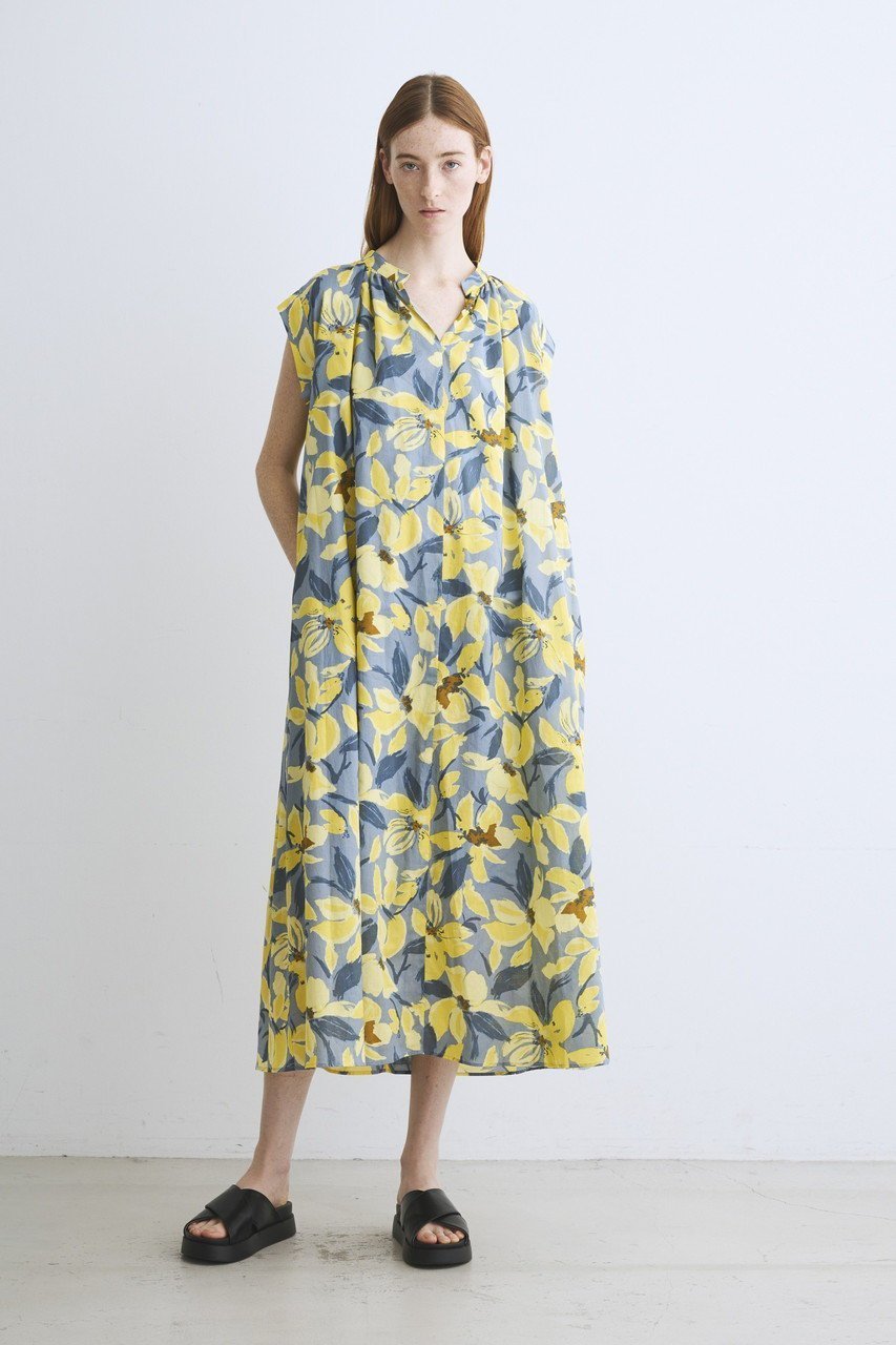 【スリー ドッツ/three dots】のシエラボイル ドレス インテリア・キッズ・メンズ・レディースファッション・服の通販 founy(ファニー) 　ファッション　Fashion　レディースファッション　Fashion for Women　ワンピース　Dresses　フォーマル・パーティードレス・結婚式用ドレス　Elegant & Casual Dresses　チュニック　Tunic Tops & Dresses　シアー　Sheer, See-Through　チュニック　Tunic, Long Top　ドレス　Dress, One-Piece　フラワー　Flower, Floral　ロング　Long, Long-Length　春　Spring　マルチカラー|ID: prp329100004365425 ipo3291000000032870547