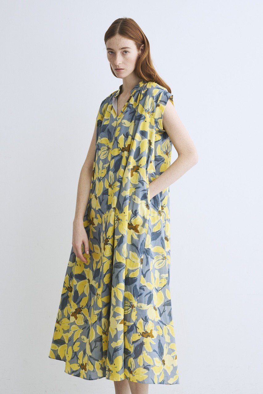 【スリー ドッツ/three dots】のシエラボイル ドレス 人気、トレンドファッション・服の通販 founy(ファニー) 　ファッション　Fashion　レディースファッション　Fashion for Women　ワンピース　Dresses　フォーマル・パーティードレス・結婚式用ドレス　Elegant & Casual Dresses　チュニック　Tunic Tops & Dresses　シアー　Sheer, See-Through　チュニック　Tunic, Long Top　ドレス　Dress, One-Piece　フラワー　Flower, Floral　ロング　Long, Long-Length　春　Spring　other-2|ID: prp329100004365425 ipo3291000000032870553