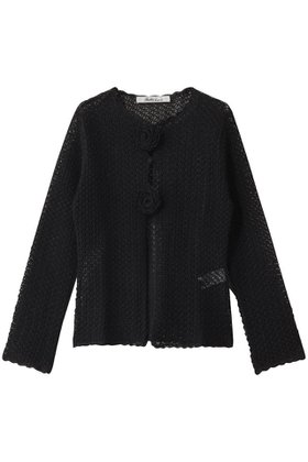 【ビリティス ディセッタン/Bilitis dix-sept ans】 ニットカーディガン人気、トレンドファッション・服の通販 founy(ファニー) ファッション Fashion レディースファッション Fashion for Women トップス・カットソー Cut & Sew Tops ニット Knit Tops & Sweaters カーディガン・羽織り Layered Style Cardigans カーディガン Cardigan, Knitwear フラワー Flower, Floral モチーフ Motif, Design Theme 夏 Summer |ID:prp329100004369455