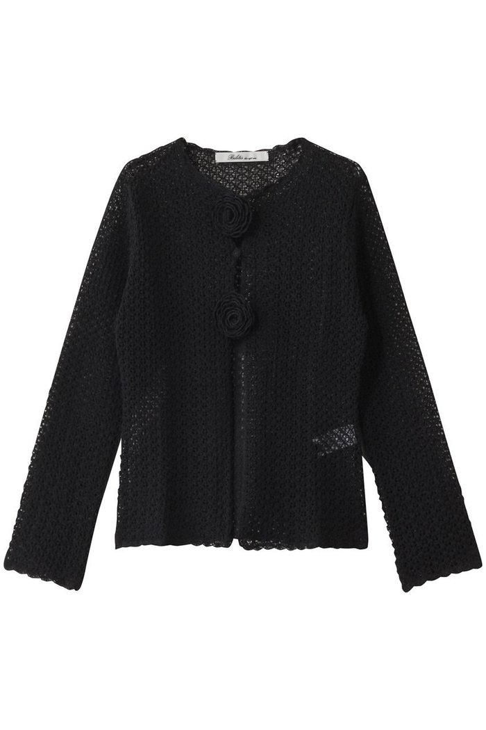 【ビリティス ディセッタン/Bilitis dix-sept ans】のニットカーディガン インテリア・キッズ・メンズ・レディースファッション・服の通販 founy(ファニー) https://founy.com/ ファッション Fashion レディースファッション Fashion for Women トップス・カットソー Cut & Sew Tops ニット Knit Tops & Sweaters カーディガン・羽織り Layered Style Cardigans カーディガン Cardigan, Knitwear フラワー Flower, Floral モチーフ Motif, Design Theme 夏 Summer |ID: prp329100004369455 ipo3291000000035552109