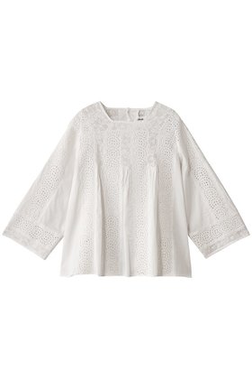 【ビリティス ディセッタン/Bilitis dix-sept ans】 レースコンビネーションブラウス人気、トレンドファッション・服の通販 founy(ファニー) ファッション Fashion レディースファッション Fashion for Women トップス・カットソー Cut & Sew Tops シャツ・ブラウス・オフィスカジュアル Elegant Blouses & Button-Ups コンビ Combo, Combination Style スリーブ Sleeve, Long Sleeve / Short Sleeve フレア Flare, Flared リゾート Resort, Vacation Style レース Lace, Lace Fabric ロング Long, Long-Length |ID:prp329100004369458