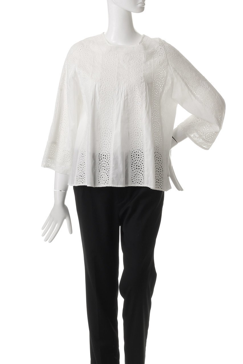 【ビリティス ディセッタン/Bilitis dix-sept ans】のレースコンビネーションブラウス 人気、トレンドファッション・服の通販 founy(ファニー) 　ファッション　Fashion　レディースファッション　Fashion for Women　トップス・カットソー　Cut & Sew Tops　シャツ・ブラウス・オフィスカジュアル　Elegant Blouses & Button-Ups　コンビ　Combo, Combination Style　スリーブ　Sleeve, Long Sleeve / Short Sleeve　フレア　Flare, Flared　リゾート　Resort, Vacation Style　レース　Lace, Lace Fabric　ロング　Long, Long-Length　other-2|ID: prp329100004369458 ipo3291000000034955322