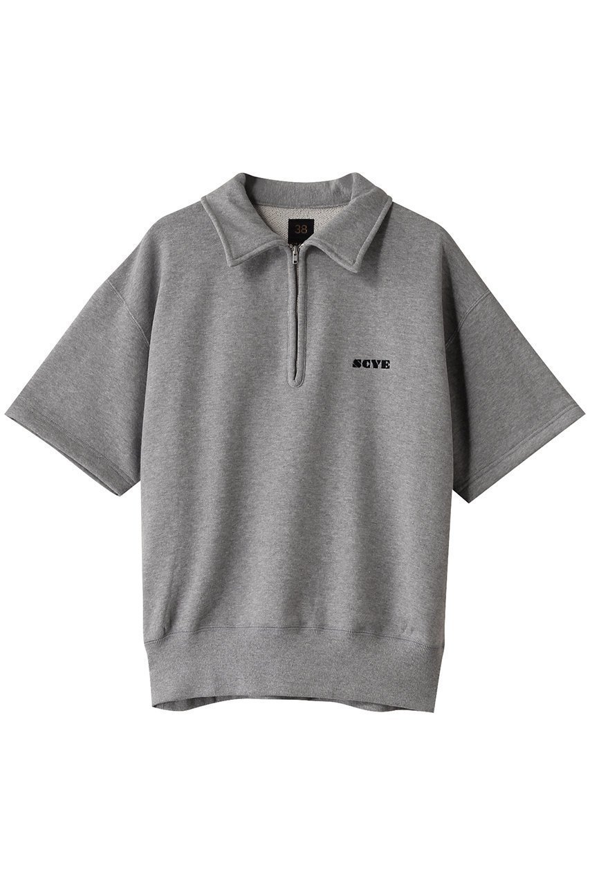 【サイ サイベーシックス/Scye SCYE BASICS】の【SCYE BASICS】Tubelar Loop Back テリー 刺しゅうロゴハーフジッププルオーバー インテリア・キッズ・メンズ・レディースファッション・服の通販 founy(ファニー) 　ファッション　Fashion　レディースファッション　Fashion for Women　トップス・カットソー　Cut & Sew Tops　シャツ・ブラウス・オフィスカジュアル　Elegant Blouses & Button-Ups　ロングTシャツ・Tシャツ　Longline T-Shirts & Tees　カジュアルプルオーバー・ニットトップス　Pullovers & Knit Tops / Casual Pullovers　カットソー・ベーシックTシャツ　Cut-and-Sewn Tops / Stretch Tees & Basics　おすすめ　Recommended / Our Picks　ショート　Short, Short Length　スタイリッシュ　Stylish, Fashionable　スリーブ　Sleeve, Long Sleeve / Short Sleeve　リラックス　Relax, Relaxed Fit　ワイド　Wide, Wide Fit　ヘザーグレー|ID: prp329100004369465 ipo3291000000032877136