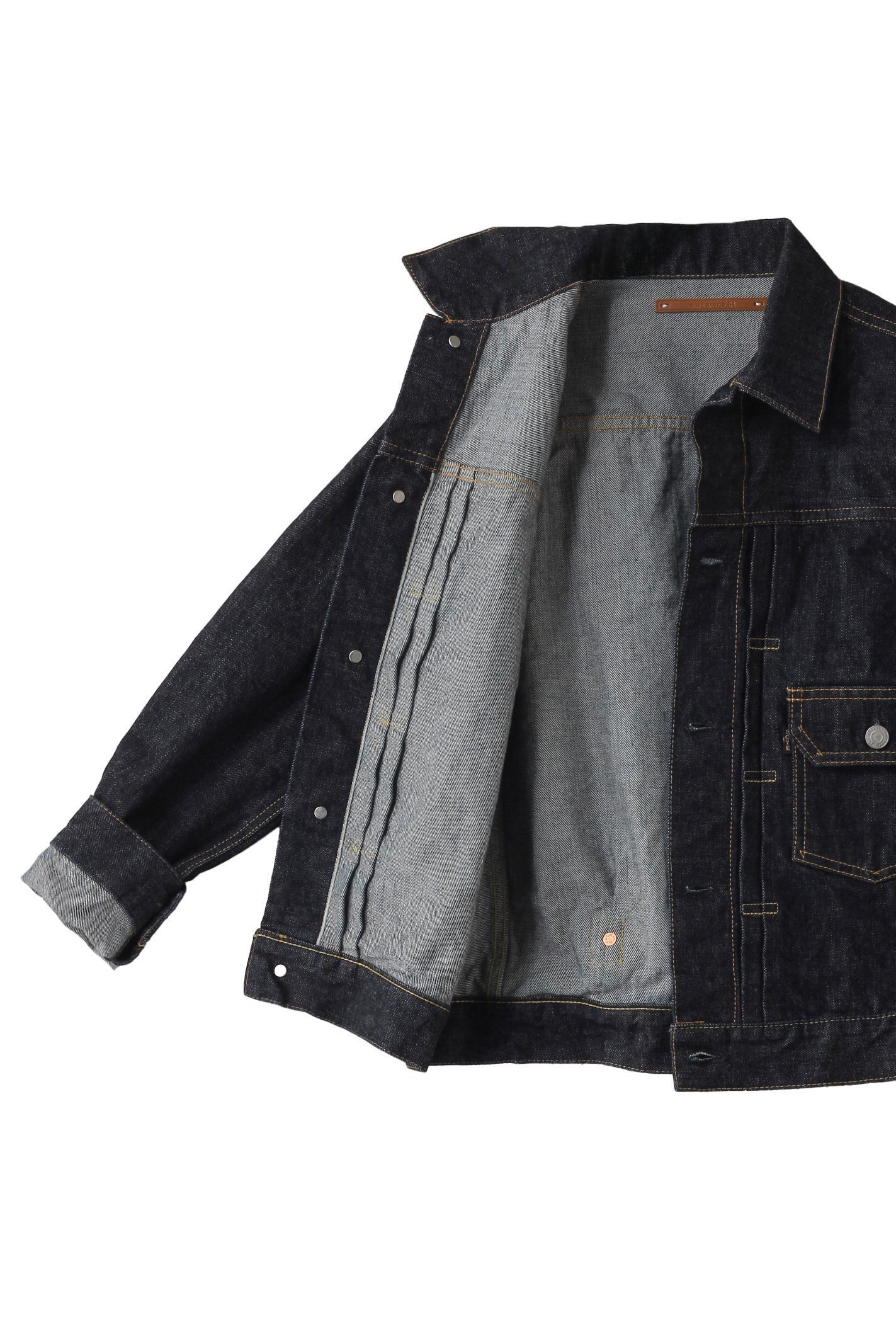 【サイ サイベーシックス/Scye SCYE BASICS】の【UNISEX】【SCYE BASICS】セルビッチデニムジャケット(Type1) 人気、トレンドファッション・服の通販 founy(ファニー) 　ファッション　Fashion　レディースファッション　Fashion for Women　アウター　Coat / Outerwear Collection　レディースジャケット・軽アウター　Jackets　ブルゾンジャケット・スポーティアウター　Blouson Jackets　デニムジャケット / カジュアルアウター　Denim Jackets　ユニセックス　Unisex, Genderless　シンプル　Simple, Minimal　ジャケット　Jacket, Outerwear　デニム　Denim, Jeans Material　パターン　Pattern, Design Print　ブルゾン　Blouson, Bomber Jacket　ポケット　Pocket, Pocket Detail　other-6|ID: prp329100004369466 ipo3291000000032912657