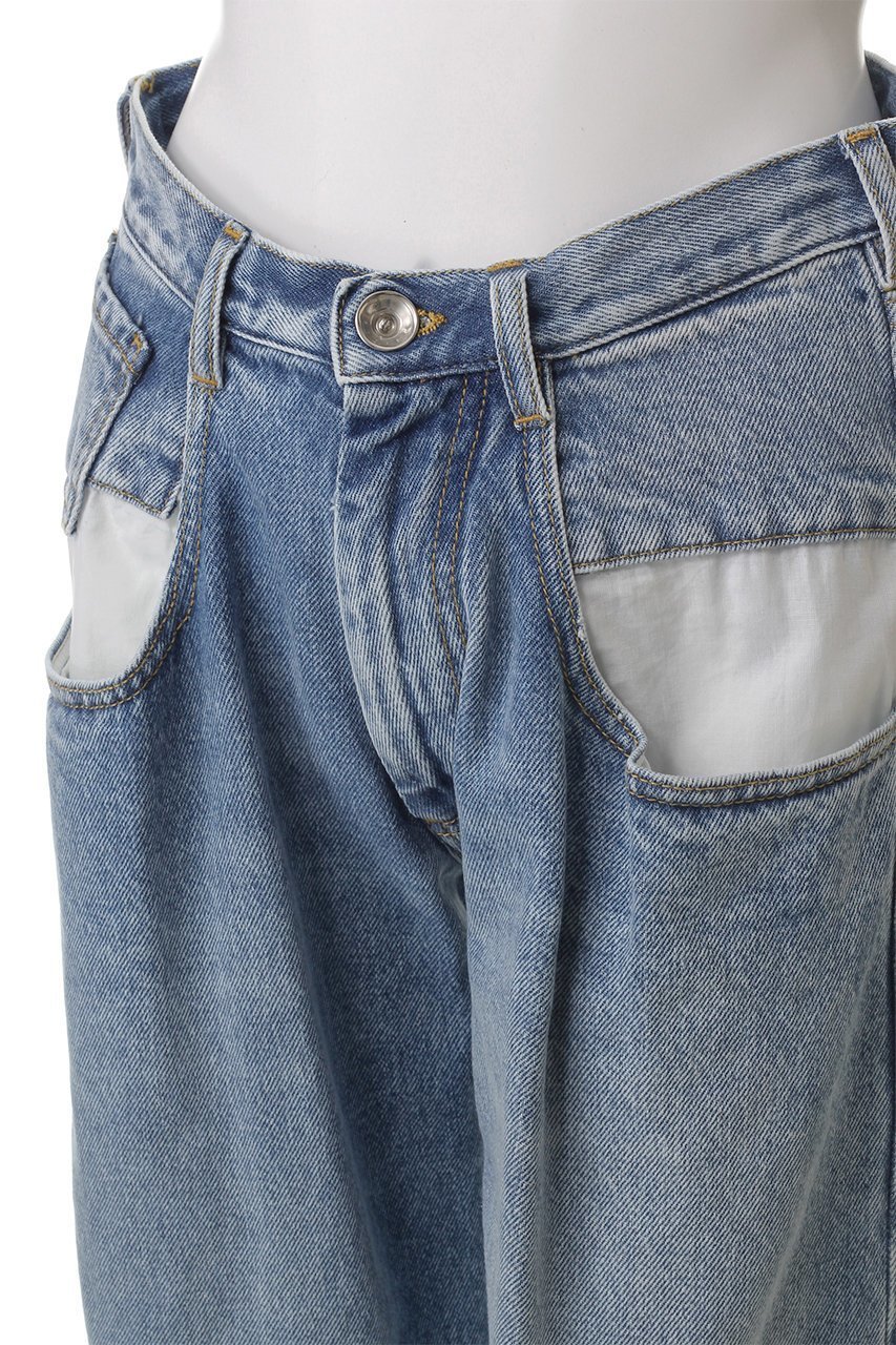 【メゾン マルジェラ/MAISON MARGIELA】の5ポケットデニムパンツ 人気、トレンドファッション・服の通販 founy(ファニー) 　ファッション　Fashion　レディースファッション　Fashion for Women　パンツ　Pants & Trousers　デニムパンツ・ジーンズ・美脚デニム　Denim Jeans & Pants　ストレート　Straight, Straight Cut　デニム　Denim, Jeans Material　other-5|ID: prp329100004369467 ipo3291000000032927229