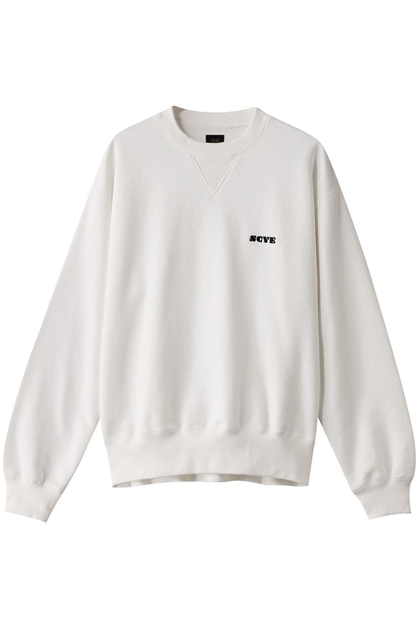 【サイ サイベーシックス/Scye SCYE BASICS】の【SCYE BASICS】Tubelar Loop Back テリー 刺しゅうロゴ スウェットシャツ インテリア・キッズ・メンズ・レディースファッション・服の通販 founy(ファニー) 　ファッション　Fashion　レディースファッション　Fashion for Women　トップス・カットソー　Cut & Sew Tops　シャツ・ブラウス・オフィスカジュアル　Elegant Blouses & Button-Ups　レディースパーカー・カジュアルフーディー　Casual Hoodies & Sweatshirts　ロングTシャツ・Tシャツ　Longline T-Shirts & Tees　スウェット・クルーネックトップス　Sweatshirts & Crewnecks / Relaxed Fit Sweat Tops　カットソー・ベーシックTシャツ　Cut-and-Sewn Tops / Stretch Tees & Basics　スウェット / スエット　Sweatshirt, Sweatwear　ロング　Long, Long-Length　オフシロ|ID: prp329100004369478 ipo3291000000032877092