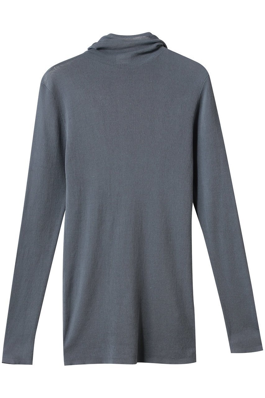 【マノフ/MANOF】のHOODIE KNIT TOPS/ニット インテリア・キッズ・メンズ・レディースファッション・服の通販 founy(ファニー) 　ファッション　Fashion　レディースファッション　Fashion for Women　トップス・カットソー　Cut & Sew Tops　ニット　Knit Tops & Sweaters　カジュアルプルオーバー・ニットトップス　Pullovers & Knit Tops / Casual Pullovers　インナー　Innerwear　シンプル　Simple, Minimal　ジャケット　Jacket, Outerwear　フィット　Fit, Slim Fit　BLUE|ID: prp329100004369482 ipo3291000000032951592