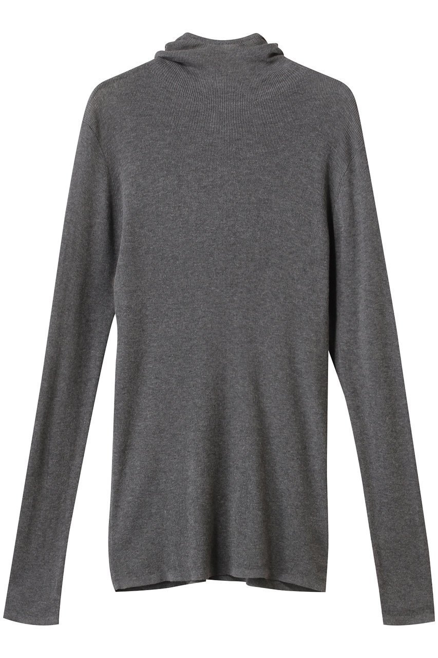 【マノフ/MANOF】のHOODIE KNIT TOPS/ニット インテリア・キッズ・メンズ・レディースファッション・服の通販 founy(ファニー) 　ファッション　Fashion　レディースファッション　Fashion for Women　トップス・カットソー　Cut & Sew Tops　ニット　Knit Tops & Sweaters　カジュアルプルオーバー・ニットトップス　Pullovers & Knit Tops / Casual Pullovers　インナー　Innerwear　シンプル　Simple, Minimal　ジャケット　Jacket, Outerwear　フィット　Fit, Slim Fit　GRAY|ID: prp329100004369482 ipo3291000000032951598