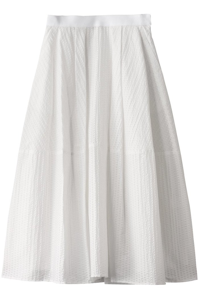 【ドメル/DOMELLE】のコットン アイレット スカート インテリア・キッズ・メンズ・レディースファッション・服の通販 founy(ファニー) https://founy.com/ ファッション Fashion レディースファッション Fashion for Women スカート Skirts ロングスカート Long Skirts / Maxi & Midi Skirts アイレット Eyelet Lace キュプラ Cupro, Eco Fabric ショート Short, Short Length ジャカード／ジャガード Jacquard, Woven Pattern セットアップ Set-Up, Coordinated Outfit バルーン Balloon, Balloon Silhouette パターン Pattern, Design Print フレア Flare, Flared ボックス Boxy, Box Shape ロング Long, Long-Length |ID: prp329100004369483 ipo3291000000032825674