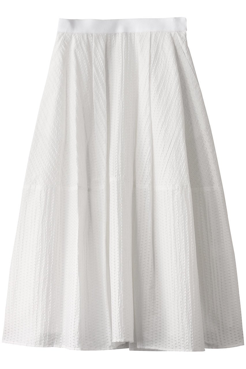 【ドメル/DOMELLE】のコットン アイレット スカート 人気、トレンドファッション・服の通販 founy(ファニー) 　ファッション　Fashion　レディースファッション　Fashion for Women　スカート　Skirts　ロングスカート　Long Skirts / Maxi & Midi Skirts　アイレット　Eyelet Lace　キュプラ　Cupro, Eco Fabric　ショート　Short, Short Length　ジャカード／ジャガード　Jacquard, Woven Pattern　セットアップ　Set-Up, Coordinated Outfit　バルーン　Balloon, Balloon Silhouette　パターン　Pattern, Design Print　フレア　Flare, Flared　ボックス　Boxy, Box Shape　ロング　Long, Long-Length　 other-1|ID: prp329100004369483 ipo3291000000035691082