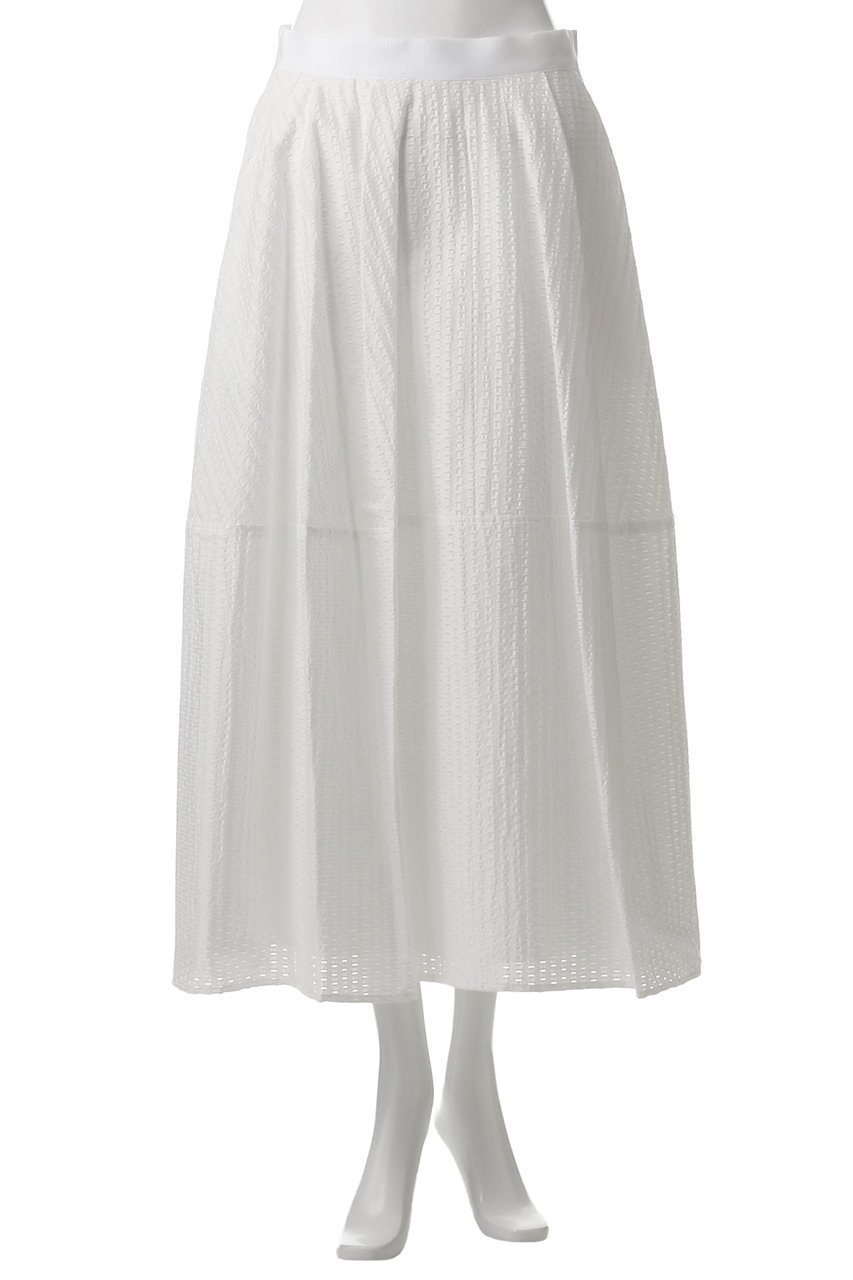 【ドメル/DOMELLE】のコットン アイレット スカート 人気、トレンドファッション・服の通販 founy(ファニー) 　ファッション　Fashion　レディースファッション　Fashion for Women　スカート　Skirts　ロングスカート　Long Skirts / Maxi & Midi Skirts　アイレット　Eyelet Lace　キュプラ　Cupro, Eco Fabric　ショート　Short, Short Length　ジャカード／ジャガード　Jacquard, Woven Pattern　セットアップ　Set-Up, Coordinated Outfit　バルーン　Balloon, Balloon Silhouette　パターン　Pattern, Design Print　フレア　Flare, Flared　ボックス　Boxy, Box Shape　ロング　Long, Long-Length　other-2|ID: prp329100004369483 ipo3291000000035691084