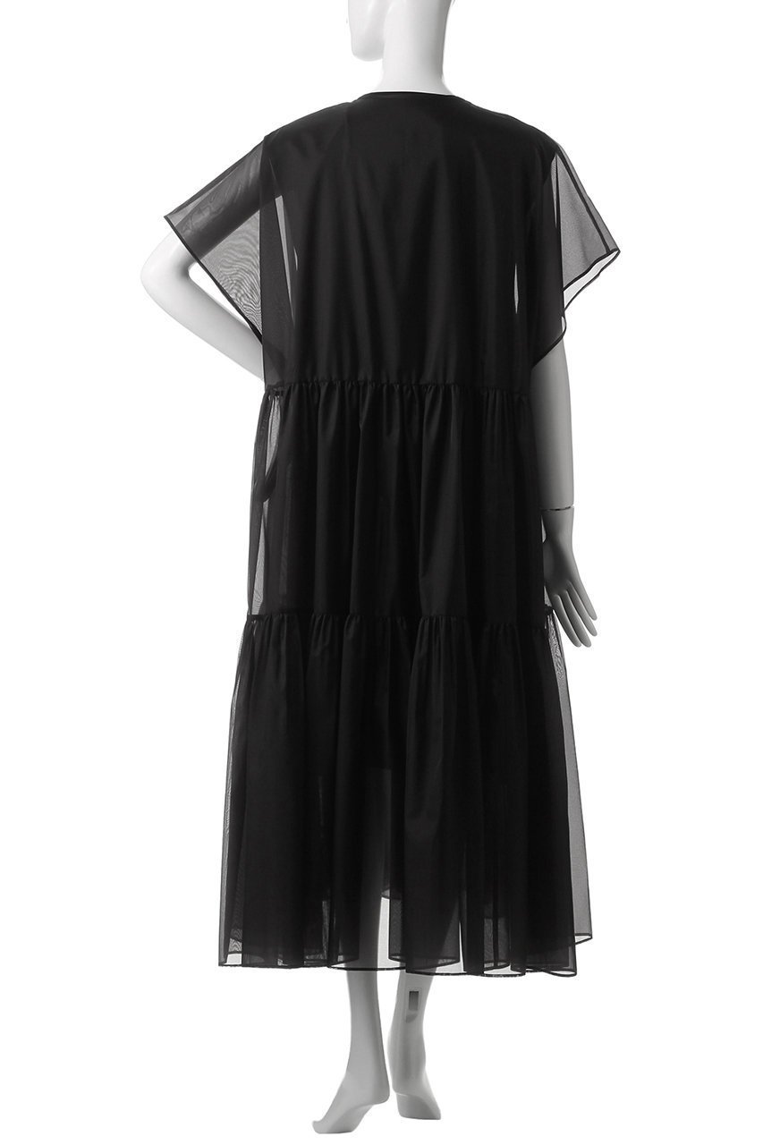 【ドメル/DOMELLE】のオーガンジ― ドレス 人気、トレンドファッション・服の通販 founy(ファニー) 　ファッション　Fashion　レディースファッション　Fashion for Women　ワンピース　Dresses　フォーマル・パーティードレス・結婚式用ドレス　Elegant & Casual Dresses　チュニック　Tunic Tops & Dresses　インナー　Innerwear　オーガンジー　Organza Fabric　ギャザー　Gathered, Ruffled　チュニック　Tunic, Long Top　ティアード　Tiered, Tiered Style　ドレス　Dress, One-Piece　ロング　Long, Long-Length　other-4|ID: prp329100004369486 ipo3291000000034954768