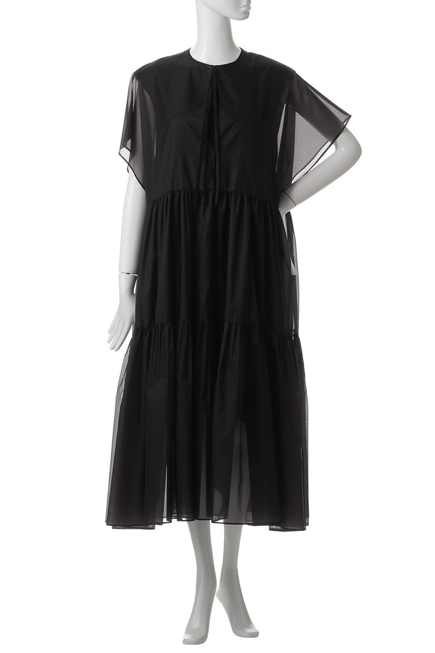 【ドメル/DOMELLE】のオーガンジ― ドレス 人気、トレンドファッション・服の通販 founy(ファニー) 　ファッション　Fashion　レディースファッション　Fashion for Women　ワンピース　Dresses　フォーマル・パーティードレス・結婚式用ドレス　Elegant & Casual Dresses　チュニック　Tunic Tops & Dresses　インナー　Innerwear　オーガンジー　Organza Fabric　ギャザー　Gathered, Ruffled　チュニック　Tunic, Long Top　ティアード　Tiered, Tiered Style　ドレス　Dress, One-Piece　ロング　Long, Long-Length　other-2|ID: prp329100004369486 ipo3291000000035690293